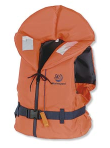 adult orange foam life jackets in all sizes, lifejackets