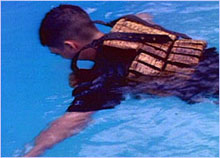 old cork life jacket