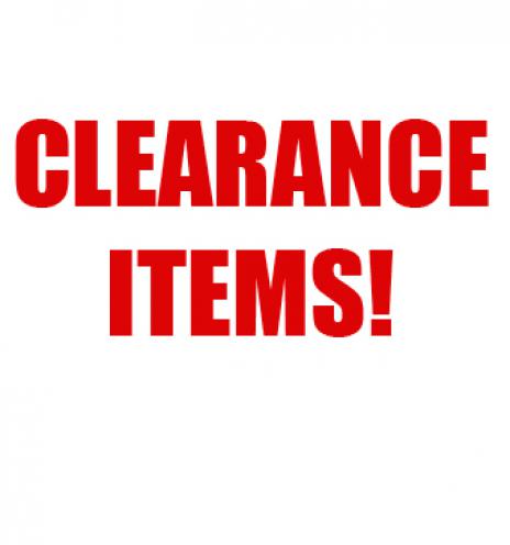 HALF PRICE CLEARANCE SALE!