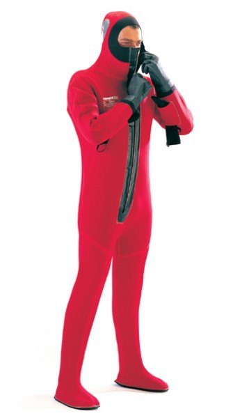 thumbnail image 2 of IMPERIAL SOLAS 74/96 Immersion Suit – Adult Red Survival Suit – Made In Mexico 2 of 5