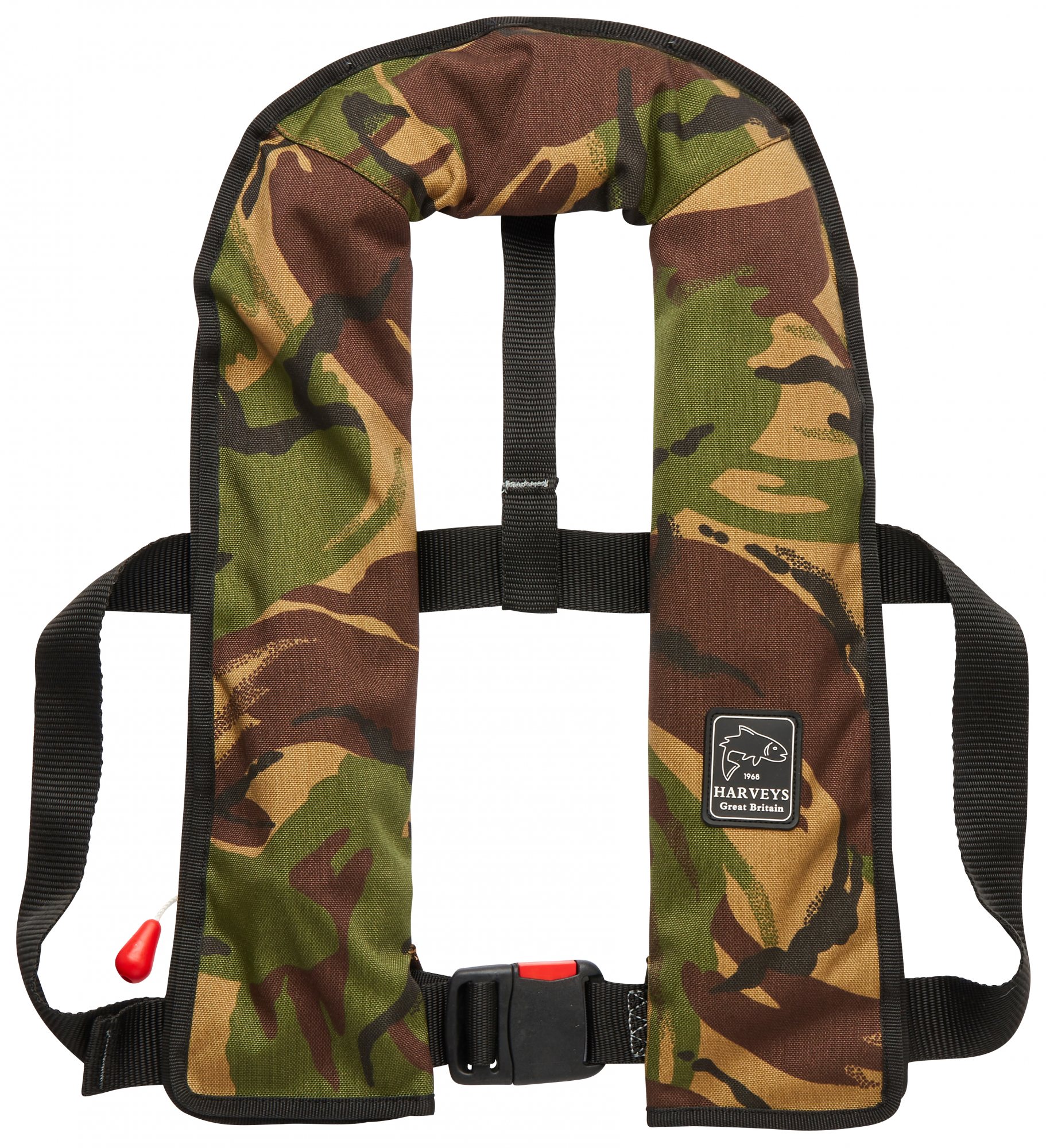 Harveys Automatic Camouflage 150N Lifejacket Marine Warehouse Ltd