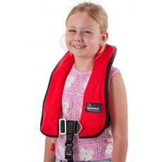 Bluewave Childs Red Automatic 150N Gas Lifejacket with harness - Grade A