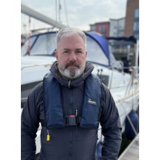 Bluewave 150N Navy Manual 'Pull Cord to Inflate' Gas Lifejacket - Grade A