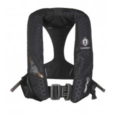 Crewsaver Crewfit+ 180 Pro Harness Automatic Life Jacket with Sprayhood and Light Fitted - Black Crewsaver Crewfit+ 180 Pro Harness Automatic Life Jacket with Sprayhood and Light Fitted - Black