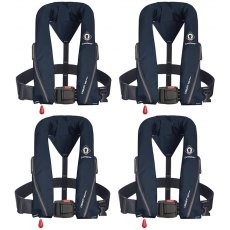 Set Of Four Navy Blue Crewsaver Crewfit Sport Manual 165N Plus Storage Bag Set Of Four Navy Blue Crewsaver Crewfit Sport Manual 165N Plus Storage Bag