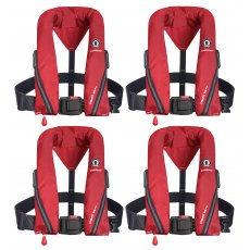Set Of Four Red Crewsaver Crewfit Sport Manual 165N Plus Storage Bag Set Of Four Red Crewsaver Crewfit Sport Manual 165N Plus Storage Bag