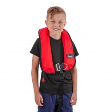 Bluewave Child Red Automatic 150N Lifejacket With Harness Bluewave Child Red Automatic 150N Lifejacket With Harness