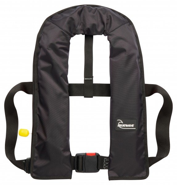 Bluewave Bluewave 150N Black Manual 'Pull Cord to Inflate' Gas Lifejacket