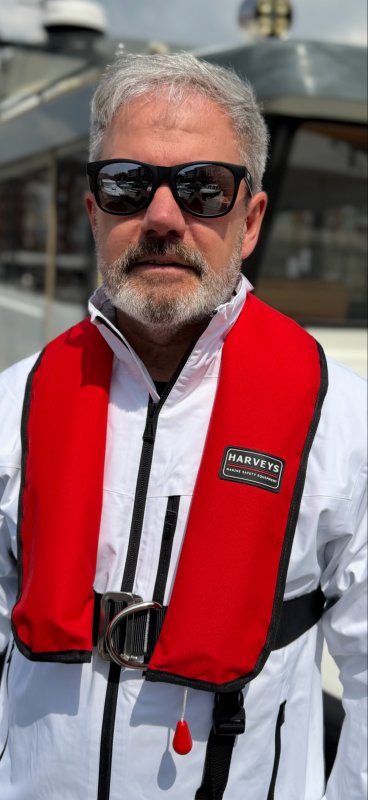 Harveys Harveys Marine Safety 150N Automatic/Harness Life jacket Red