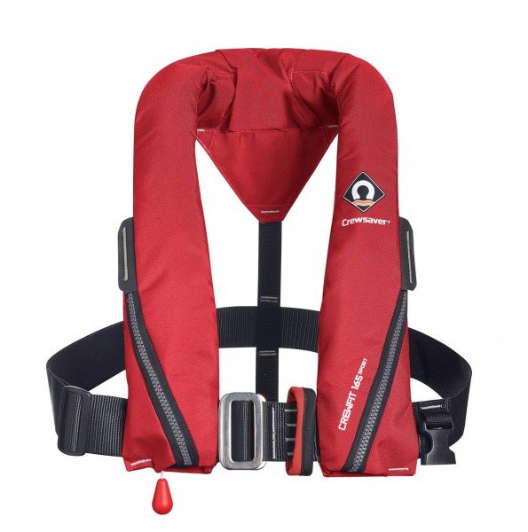 Crewsaver Crewfit 165N Sport Automatic Harness Life Jacket - Red