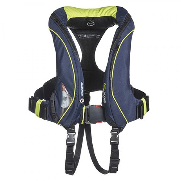 Crewsaver Ergofit+ 290N Automatic Lifejacket with Harness, Light and Sprayhood