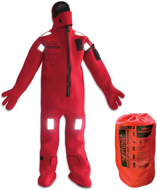 Marine Warehouse Lalizas Solas Abandonment - Neptune Immersion Suit - Insulated cold water