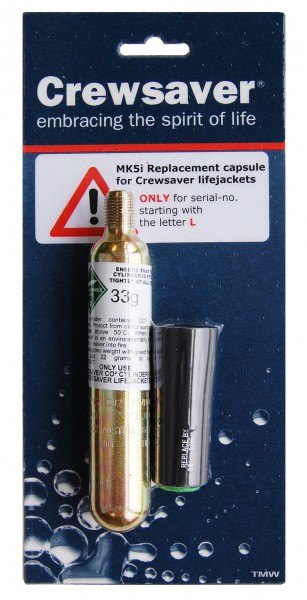 Genuine Crewsaver Standard Automatic Re-arming Pack 33g (L)