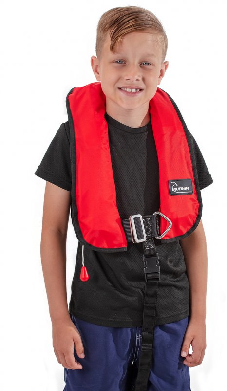 Bluewave Bluewave Child Red Automatic 150N Lifejacket With Harness