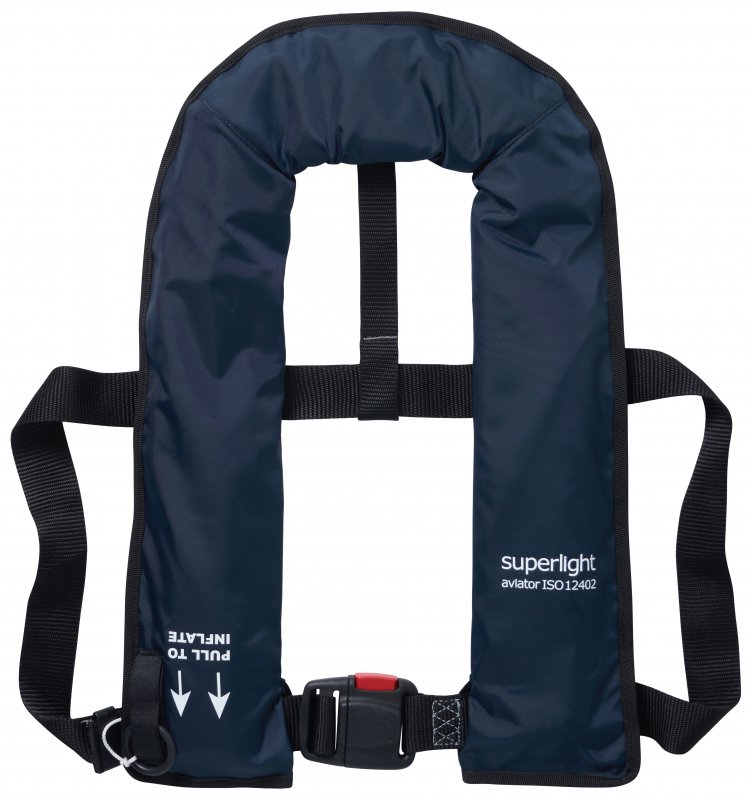 Superlight Aviator 150N Manual Aircrew Lifejacket with water activated light!