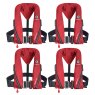 Crewsaver Set Of Four Red Crewsaver Crewfit Sport Harness 165N With Service Kit & Bag