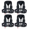 Crewsaver Set Of Four Black Crewsaver Crewfit Sport Harness 165N With Service Kit & Bag