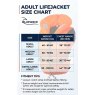 Bluewave Bluewave CE ISO Approved Adult 100N Orange Foam Life jacket