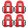 Bluewave Set Of Four Bluewave Red 150N 'Pull Cord To Inflate' Manual Lifejackets Plus Storage Bag