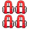 Bluewave Set Of Four Bluewave Red 150N Automatic Lifejackets Plus Storage Bag