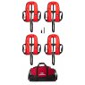 Set of Four Red 150N Auto harness lifejackets, with holdall and service kit