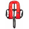 Set of Four Red 150N Auto harness lifejackets, with holdall and service kit