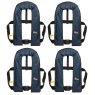 Bluewave Set Of Four Bluewave Navy 150N 'Pull Cord To Inflate' Manual Lifejackets Plus Storage Bag